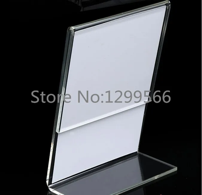 L форма A5 утолщенная акриловая прейскурант рекламный постер стенд стол меню