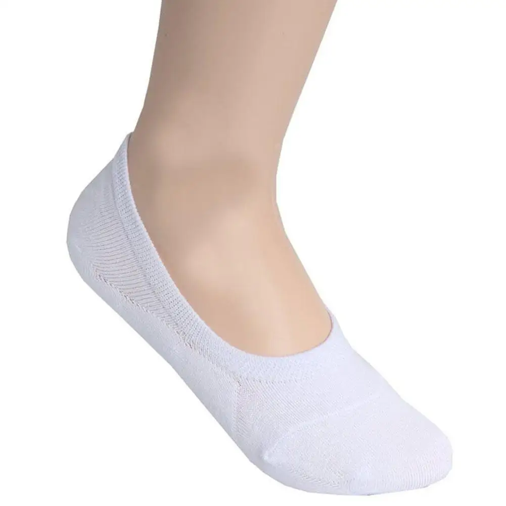 3 Pairs Men Socks Comfortable loafer Boat Liner Low Cut Hidden Black + White Grey Invisible Shallow mouth socks | Мужская одежда