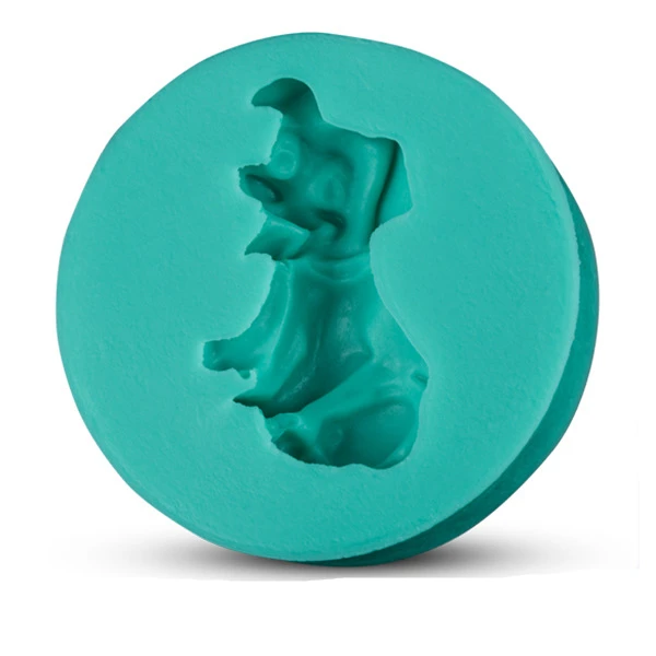 DIY силиконовая форма для торта с розовой собакой помадки шоколадного льда