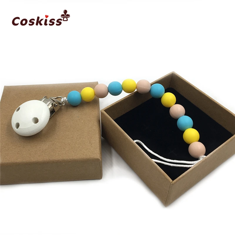 Детский Прорезыватель для зубов сделай сам зажим соски мальчиков и девочек