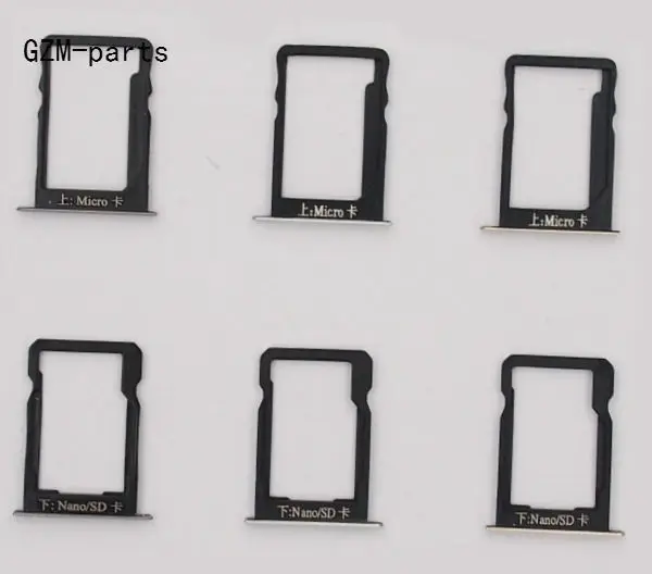 Лот GZM parts 5 шт./лот для Huawei Ascend Mate 7 8 S лоток SIM карты Micro SD слот карт S|sim card tray|micro sim