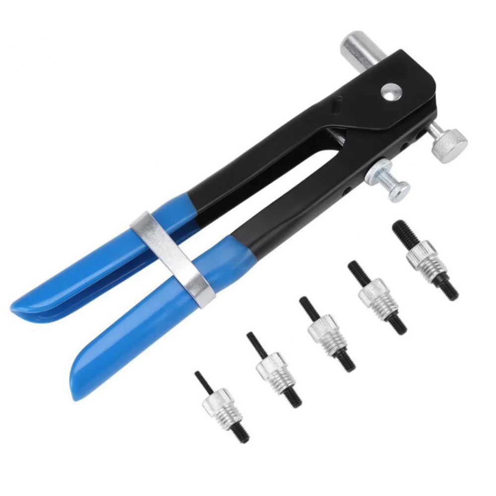 86pcs/set Hand Riveter Nut Rivet Gun Kit M3-M8 Manual Threaded Rive Tool kit Stainless Steel Nuts Metric Thread For Screws | Инструменты