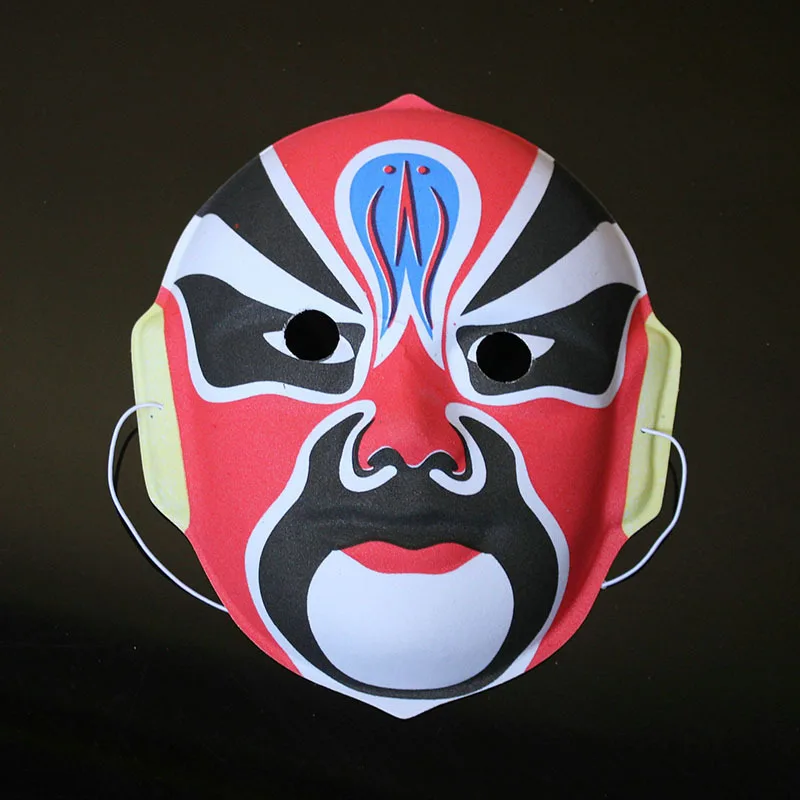 M086 10pcs Chinese Style Hand Paint Beijing Opera Facial Makeup Hetianlong Traditional Mask Home Decoration | Дом и сад