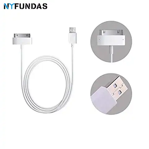 NYFundas 30 pin usb зарядное устройство кабель для Apple iphone 4 4s 3 3GS ipod nano ipad 2 3 iphone4 iphone4s 1 м зарядка зарядное устройство