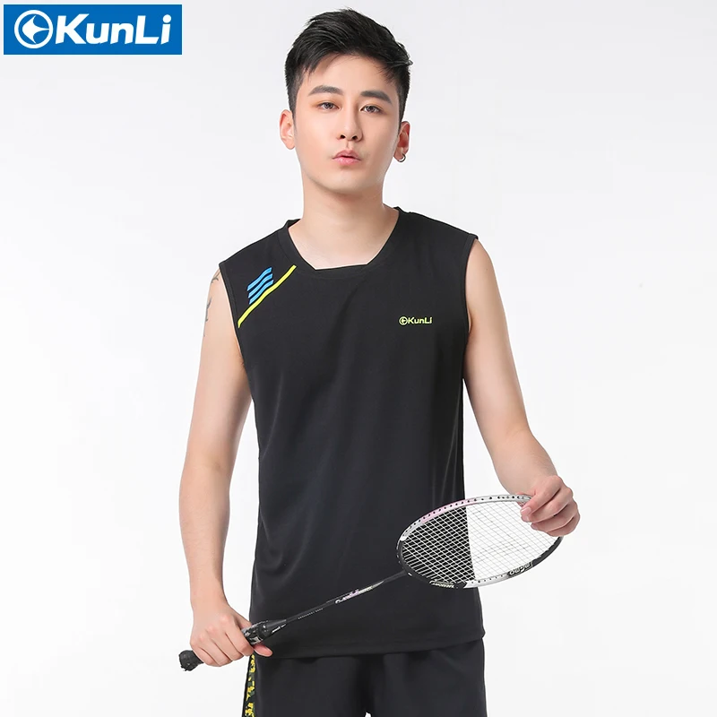 New Original Kunli mens badminton shirt sports clothing running T-shirt tennis tabe kids boys Soccer Jerseys | Спорт и развлечения
