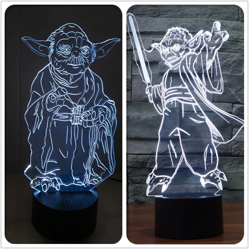 Красочные USB Star Wars Death Star 3D настольная лампа Luminaria свет в ночь удаленного коммутатора декоративного освещения праздничные подарки