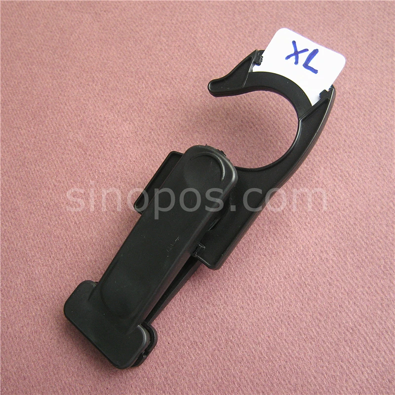 Ботинки клип вешалка 125 мм с ярлыком слот пластиковая обувь дисплей висячие