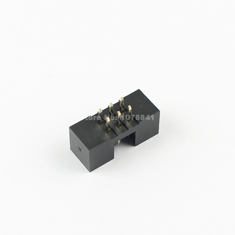 10 шт 2 мм 2x3 Pin 6 прямой мужской окутанный PCB Заголовка коробки разъем IDC |