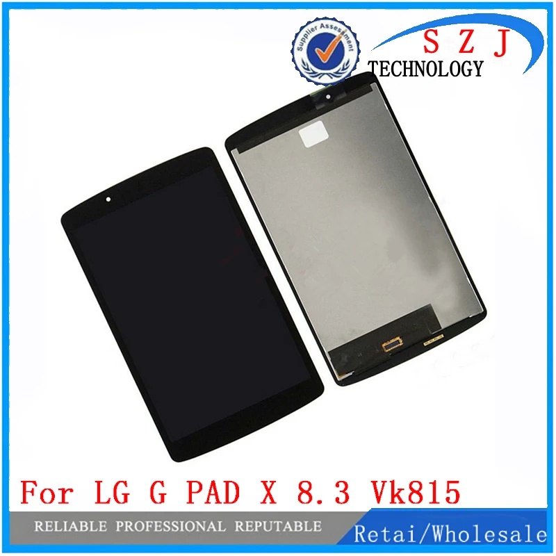 Новинка, ЖК-дисплей 8,3 дюйма для LG G PAD X 8,3 VK815 VK-815, панель с сенсорным цифровым преобразователем, стеклянный экран в сборе, детали, бесплатная доставка