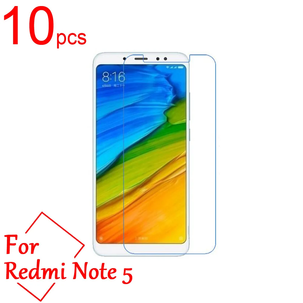 

10pcs Clear/Matte/Nano anti-Explosion LCD Screen Protector Cover For Xiaomi Redmi note 5 pro Ai Dual Camera 5.99 Protective Film