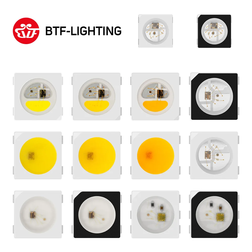 WS2812B SK6812 RGBW светодиодный чип теплый естественный холодный белый WWA 3535 5050 4020 SMD SK9822