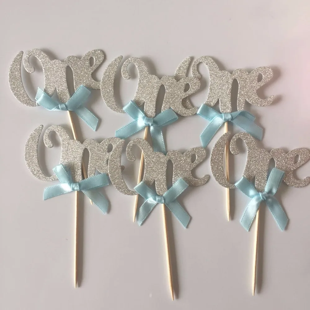 6 шт. Детские топперы для торта на первый день рождения | Дом и сад