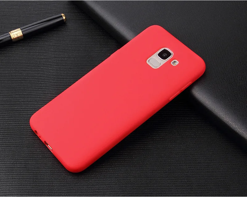 Чехол для Samsung Galaxy j6 2018 мягкий силиконовый чехол карамельных цветов Plus j600 j610f