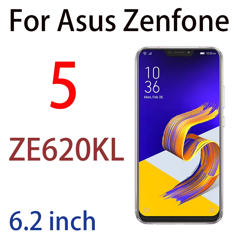 5 ZE620KL С уровнем твердости 9 H закаленное Стекло для Asus Zenfone max pro M2 ZB631K ZB633KL M1 ZB601KL ZB555KL 5 ZE620KL 4 ZC 520 554 KL плюс ZB570TL 6 ZS630KL - Цвет: 5 ZE620KL