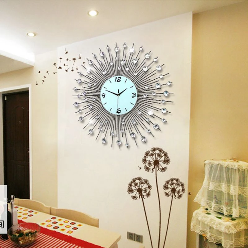 Большие 3D настенные часы современный дизайн домашний декор гостиная 64 шт.