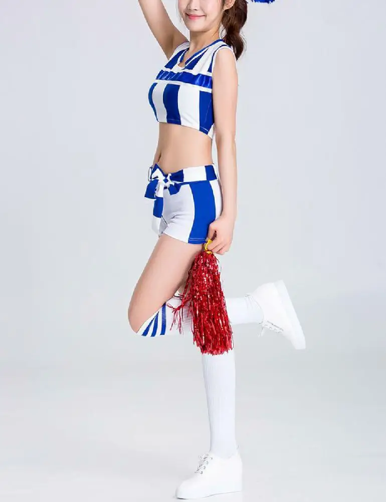 

MISSKY Sexy Football Girl Clothes Set Fashionable Cheerleaders Uniform Gift Souvenir