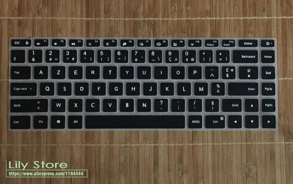 Французский Кловер azerty силиконовый чехол для клавиатуры защита кожи для ноутбука Xiaomi Mi Pro 15 15,6 Air 13 13,3 12 12,5 франч
