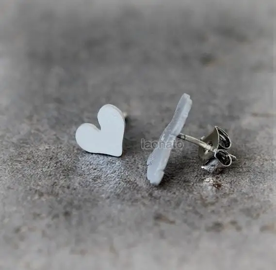 Ромашки 1 шт. новые модные серьги гвоздики Собака Щенок и сердце для женщин