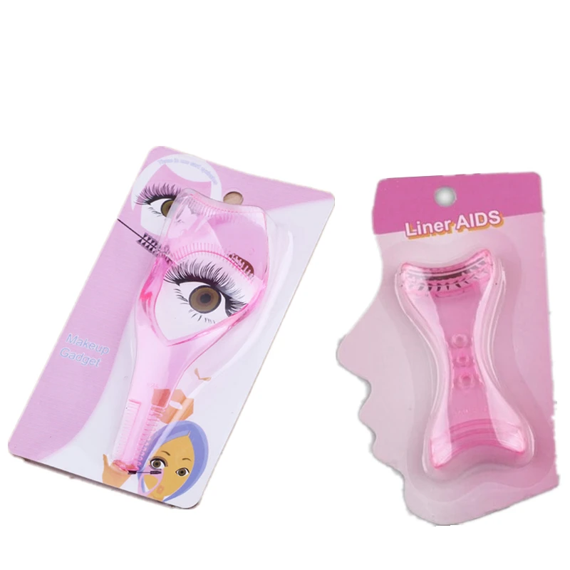 2 шт. макияж подводка для глаз карандаш шаблоны набор трафаретов бровей ресницы