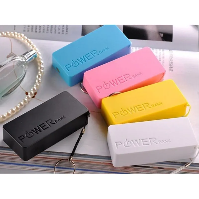 KEITHNICO 1 шт. без веревки 5600 мАч 2X 18650 USB Power Bank Модный чехол для зарядного устройства