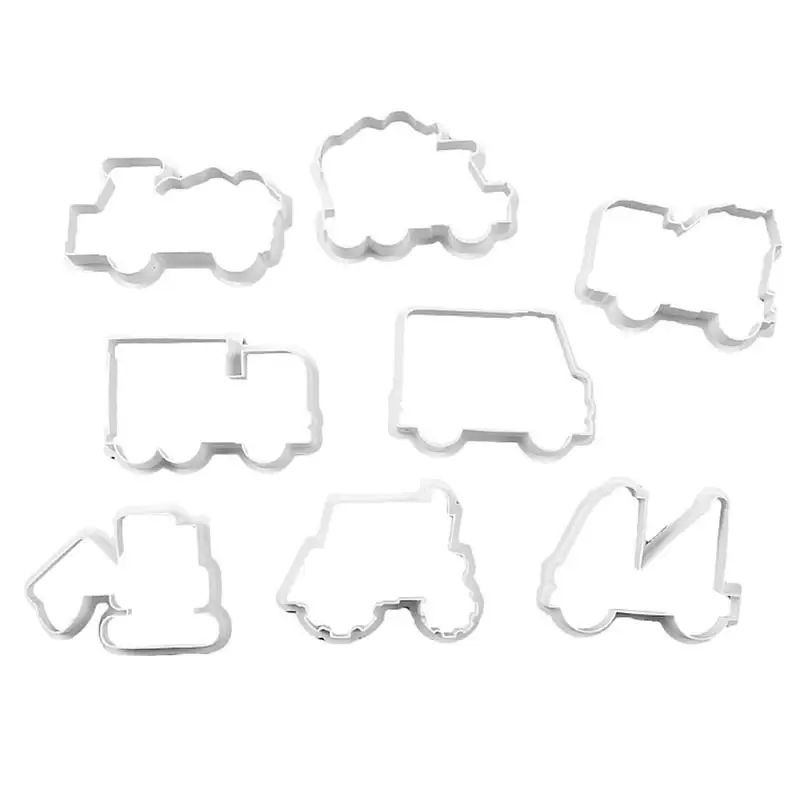 8 шт./компл. креативный резак для печенья в виде снеговика/автомобиля DIY