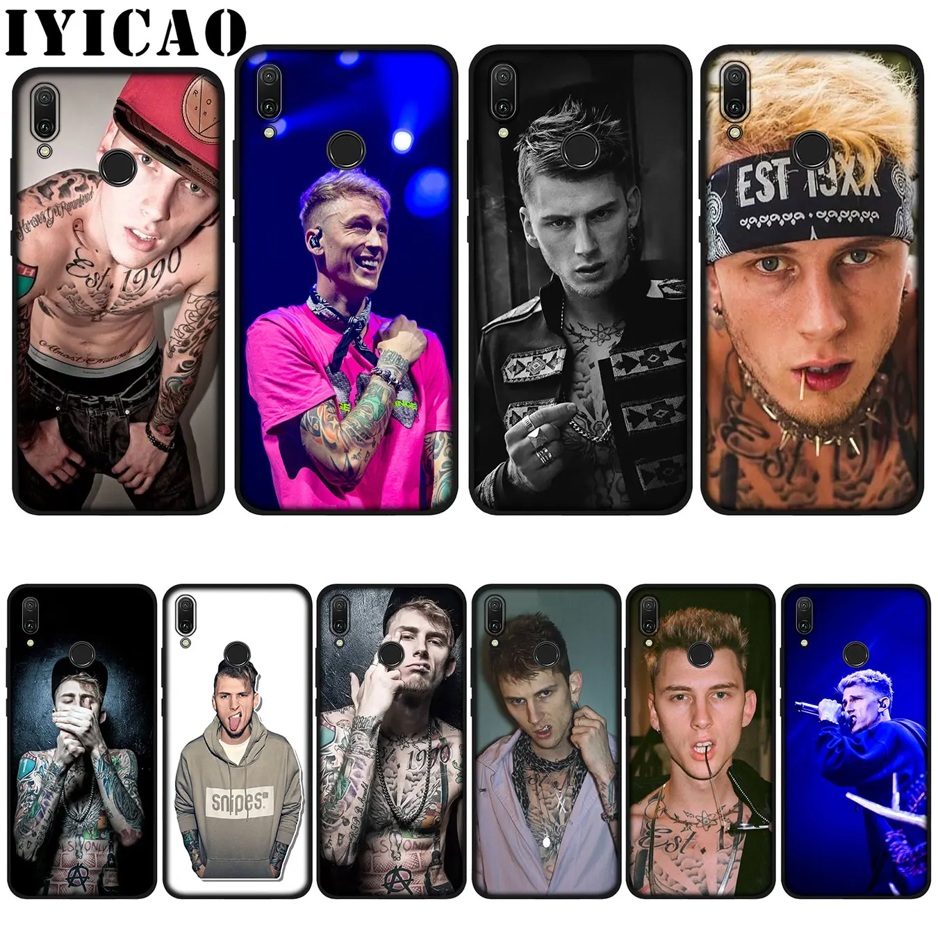 Мягкий чехол IYICAO для Huawei P20 Pro P10 P8 P9 P30 Lite Mini 2017 P Smart 2019 | Мобильные телефоны и