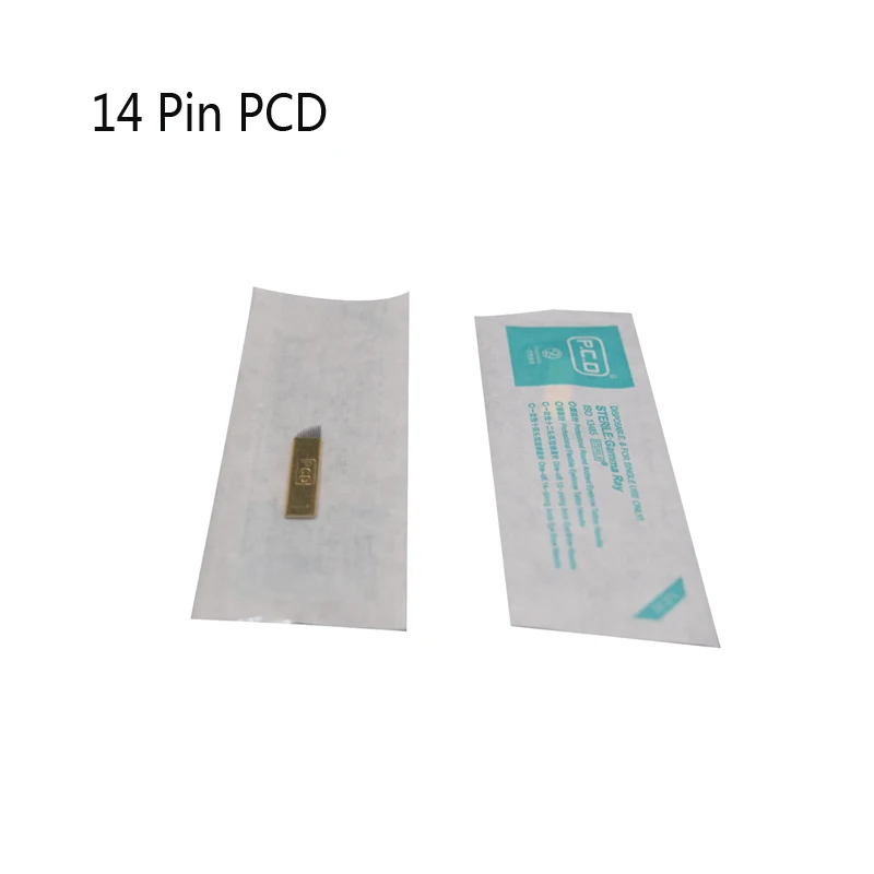 Иглы для микроблейдинга 50 шт. 14 тату перманентного макияжа бровей иглы 3D вышивки