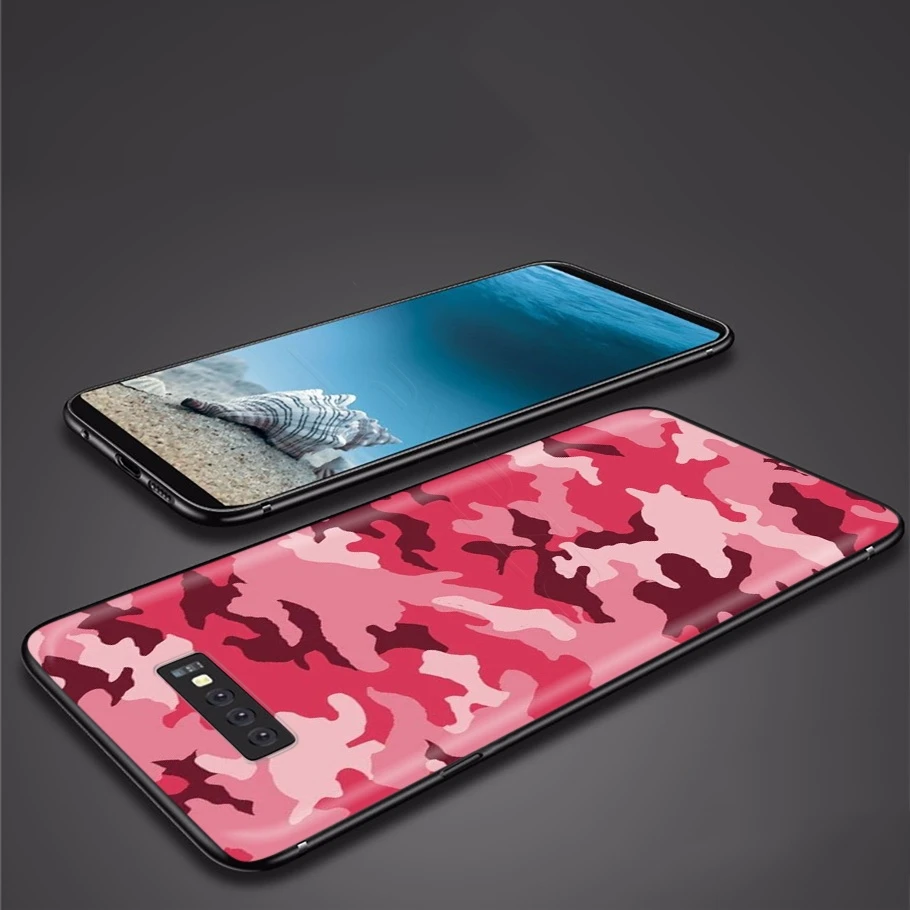Камуфляжный армейский чехол в стиле милитари для Samsung Galaxy J6 A9 A8 A7 A70 A6 A5 A50 A40 A30 A3 A10