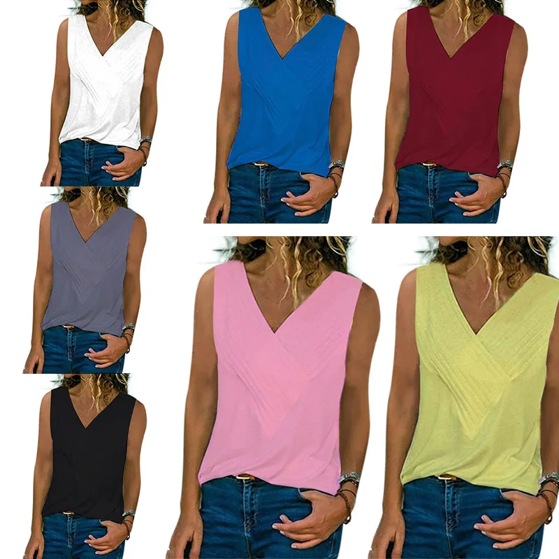 Простой однотонный Повседневный Топ на бретельках летние сексуальные женские