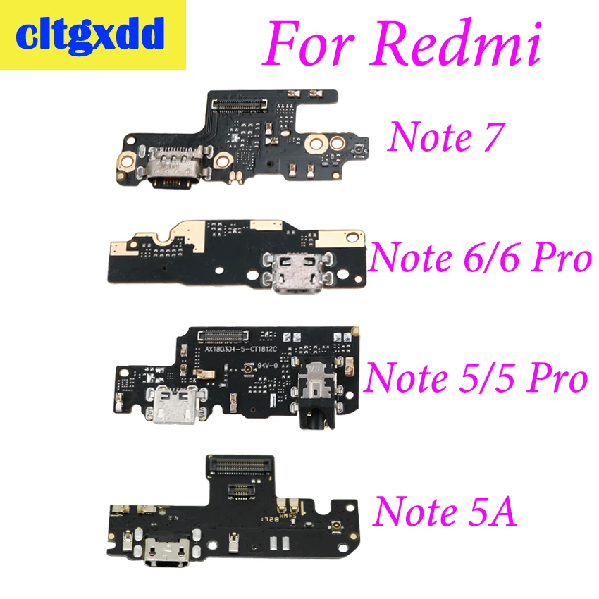 Док станция cltgxdd с usb портом для зарядки гибкий кабель Xiaomi Redmi NOTE 5 PRO 6 Pro 7|Шлейфы