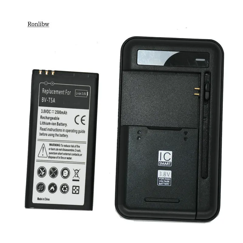 Ronlibw BV-T5A BVT5A запасная литий-ионная батарея + зарядное устройство для Nokia Lumia 730 735 738