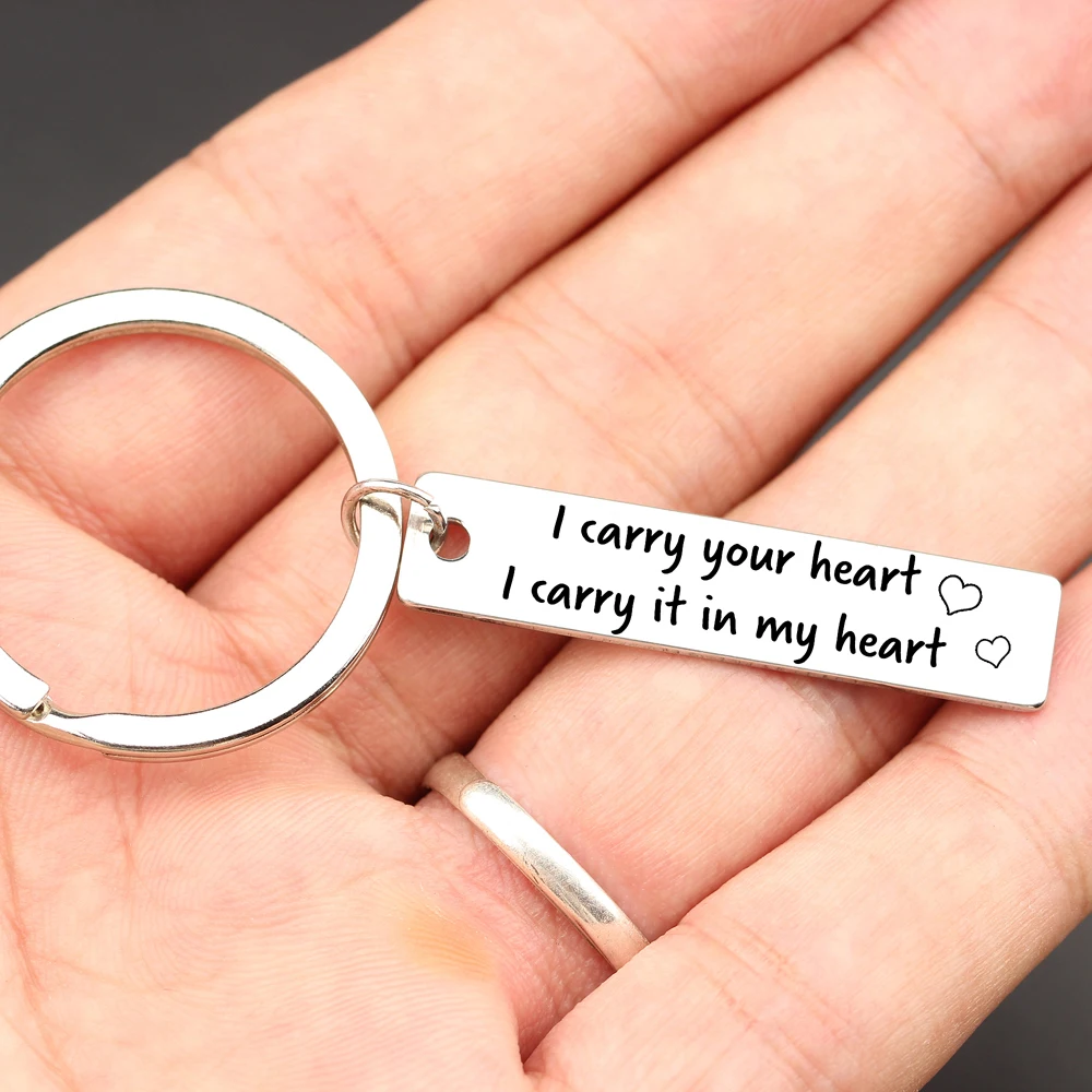 Брелоки для пар я ношу ваше сердце Icarry It In My Heart Keyring Boyfriend/Girlfriend ychain | Украшения и
