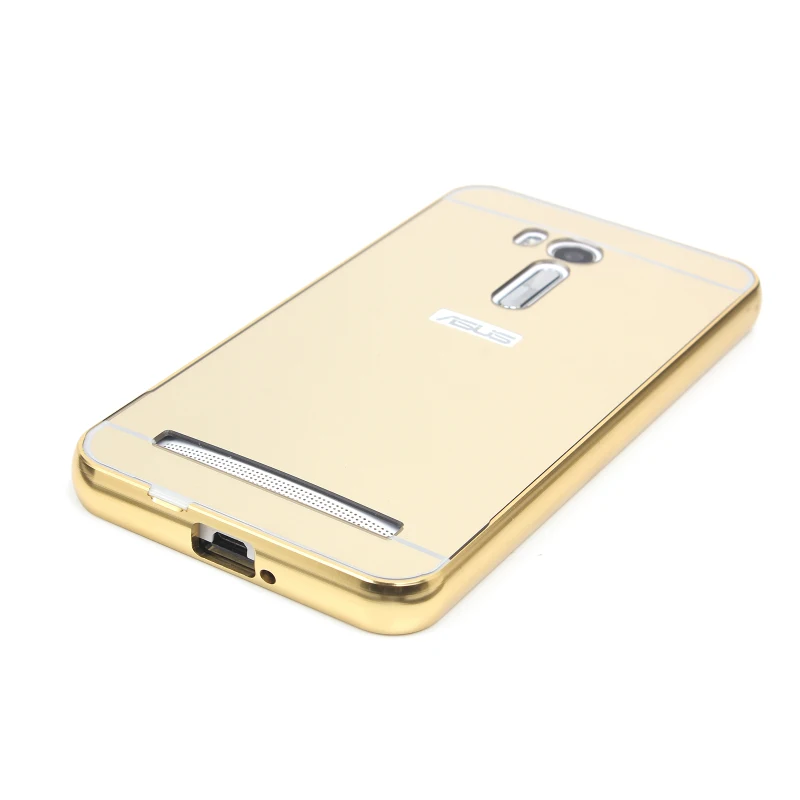 Из Металла Алюминий бампер + акрил 2 в 1 зеркало покрытие Капа Case для Asus Zenfone 5 A501CG