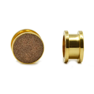 M Showlove-2PCS хирургическая сталь CZ драгоценный камень блеск ушные приборы супы растягивающие пробки туннель Эспандеры очаровательные пирсинг ювелирные изделия - Окраска металла: M