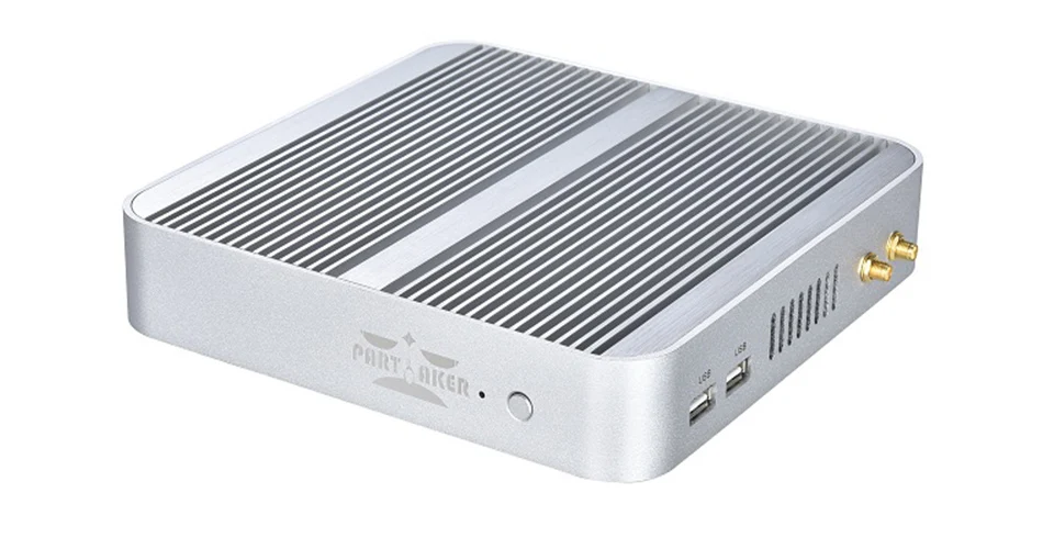 Причастником Мини компьютер OEM Win10 Pro Intel Core i3 7100U безвентиляторный мини ПК Barebone HTPC minipc Nuc графика 620