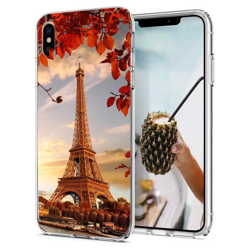 Для iPhone 7 8 Plus 6 6S 6Plus Мягкий силиконовый чехол из ТПУ дизайн специальный красивый