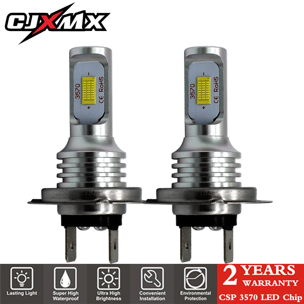 CJXMX 2x H7 светодиодный автомобильный светильник H1 H3 H8 H9 H11 HB3 9005 HB4 9006 противотуманный