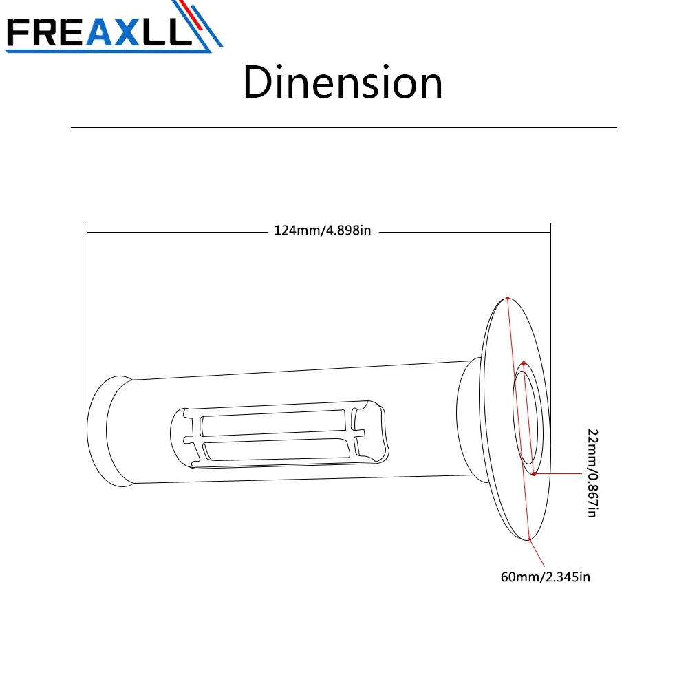 Рукоятка для мотокросса ручки руля резиновая штанга торцевая Тормозная ручка 150