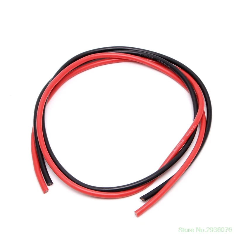 24AWG Калибр силиконовый гибкий провод многожильный V# медные кабели 5 м для RC черный красный Прямая поставка поддержка