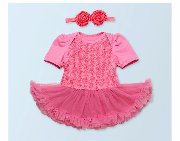 DollMai Reborn baby dolls/одежда красное/розовое/фиолетовое платье с головным убором