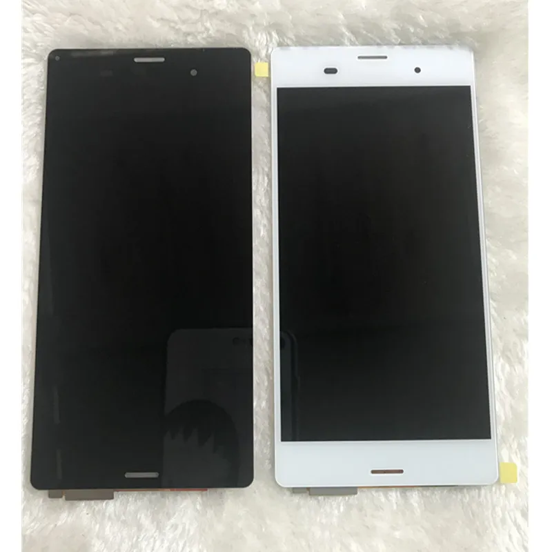 Черный белый цвет для Sony Xperia Z3 Дисплей Сенсорный экран планшета ЖК-дисплей Экран