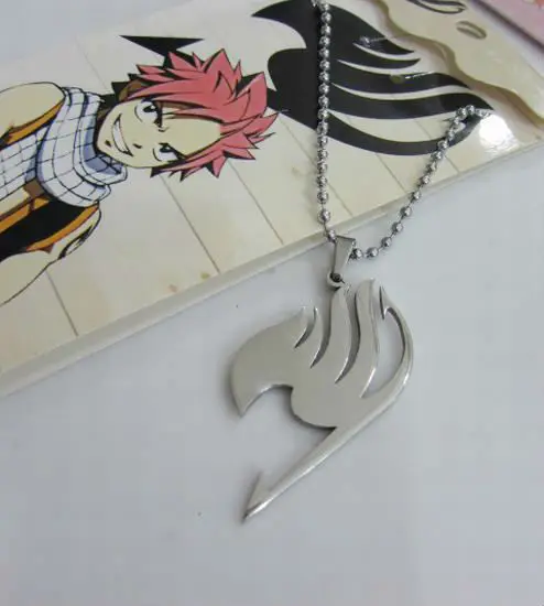 Сказочный хвост игрушки ожерелье кулоны Костюм Аниме Нацу для косплея логотип