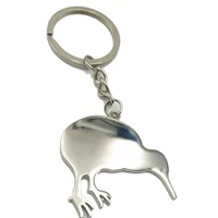hot explosions creative auspicious woodpecker keychain ostrich metal keychain pendant brand clothing advertising small gifts