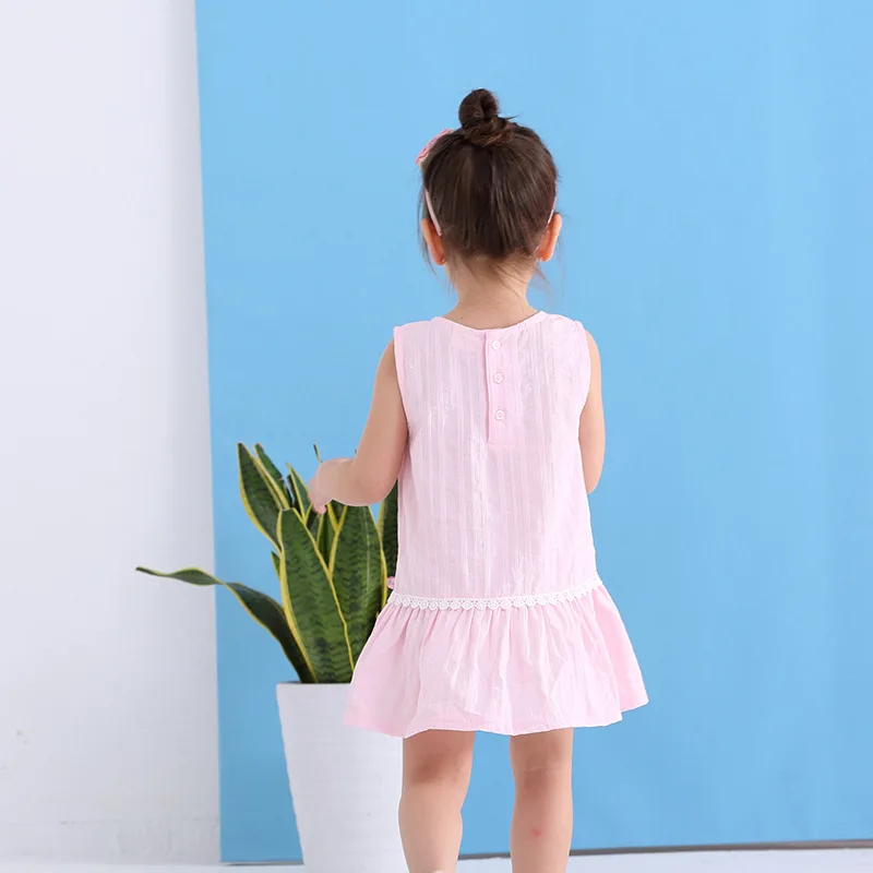 Baby Girl Dress Clothes 2019 High Quality Summer Party Dresses 1-6 Years Sleeveless O-neck Vestidos Mujer Kids Clothing | Детская одежда