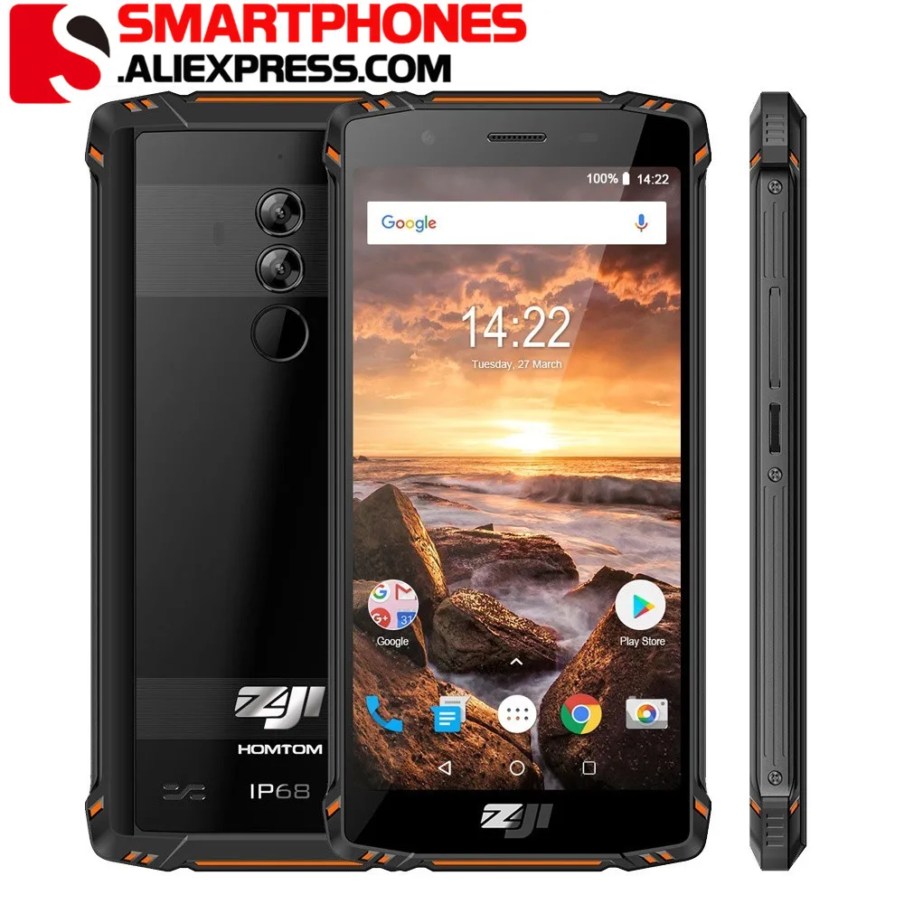 HOMTOM зоджи Z9 6 GB 64 IP68 5500 mAh Водонепроницаемый сердечного ритма мобильный телефон
