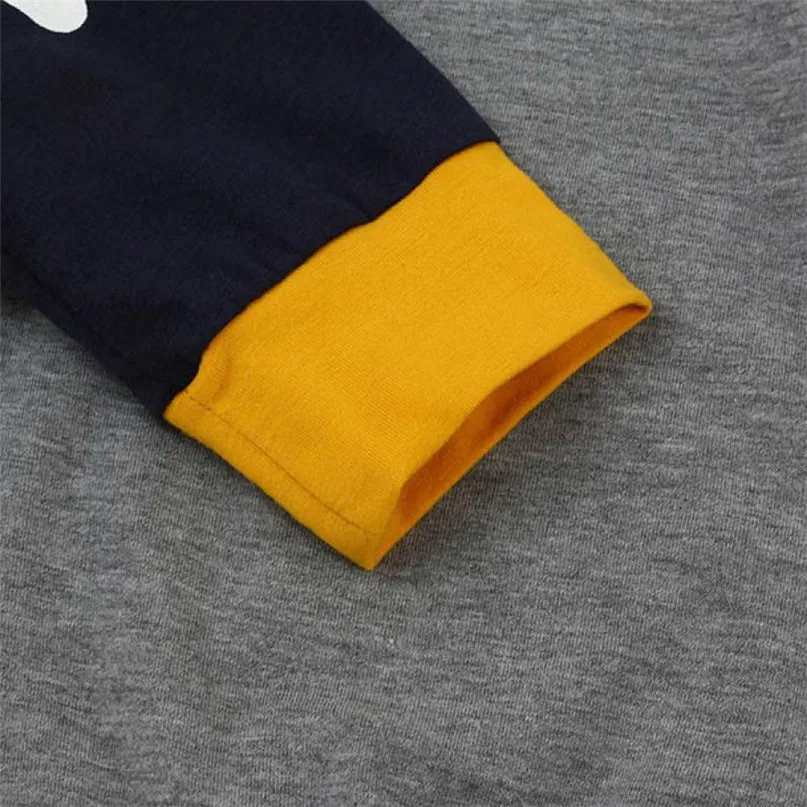 2017 г. Серый цвет милый комплект из 2 предметов для новорожденных мальчиков и