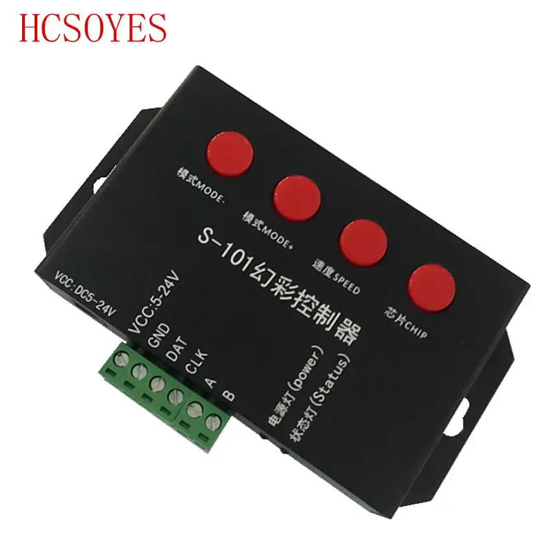 HCSOYES (1pcs/lots) S-101 Dream color controller use for WS2812b WS2811 WS2813 APA102 UCS1903 TM1812 LED | Лампы и освещение
