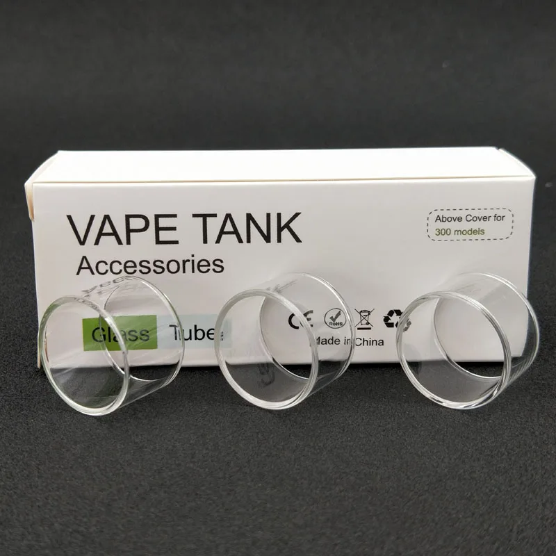 15 шт. Высококачественная сменная стеклянная трубка Pyrex для Vapefly Galaxy MTL RTA 3 мл 5