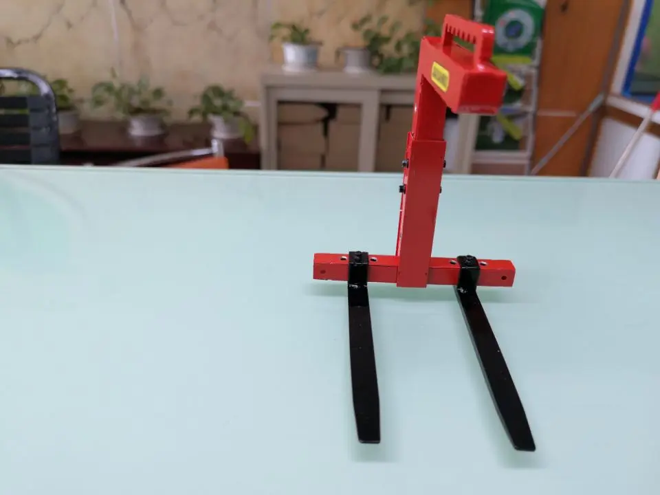 1/14 Масштаб rc трактор прицеп автокран, вилка, крюк, расширитель для Tamiya Lesu 605 мм x 188 мм x 216 мм - Цвет: crane