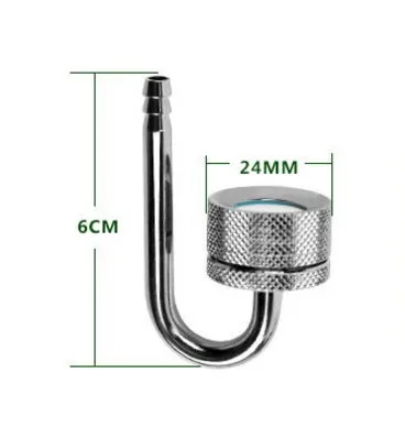 Wyin аквариум DIY CO2 генераторная система Комплект 2L давление Регулировка воздушного потока воды растение рыб аквариум ValveDiffuserThe реакция